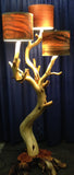 Juniper and Manzanita 3-Shade Floor Lamp (sold)