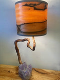 Chevron Amethyst Table Lamp