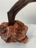 Red Diamond Calcite Table Lamp