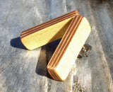 Poplar and Copper Stud Earrings
