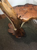 Juniper Lamp with Redwood Burl Table (sold)