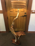 Juniper Lamp with Redwood Burl Table (sold)