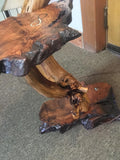 Juniper Lamp with Redwood Burl Table (sold)