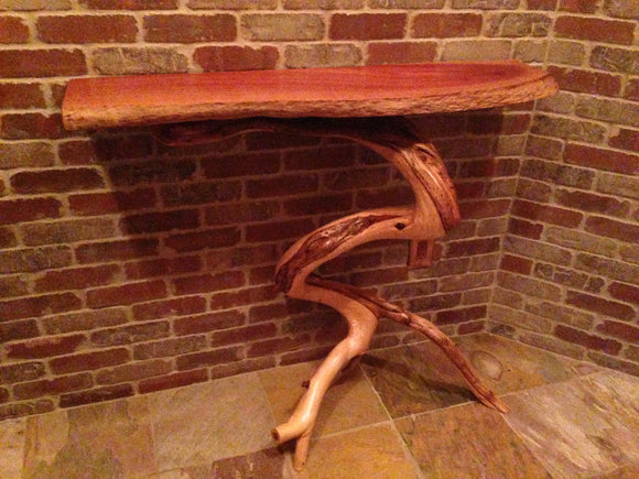 Fancy Eucalyptus and Juniper Table Shelf (sold)