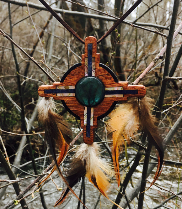 Labradorite Medicine Wheel Necklace