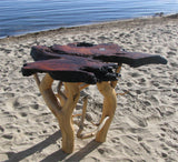 Abalone Redwood Table (sold)