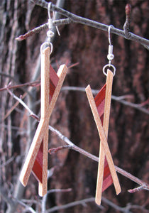 Burning Man Multiwood Earrings