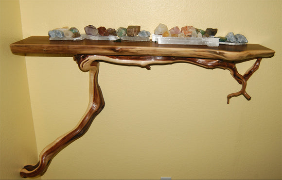 Walnut and Manzanita Shelf (sold)